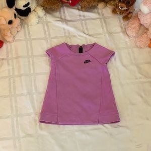 Nike Pink Capped Sleeve Top